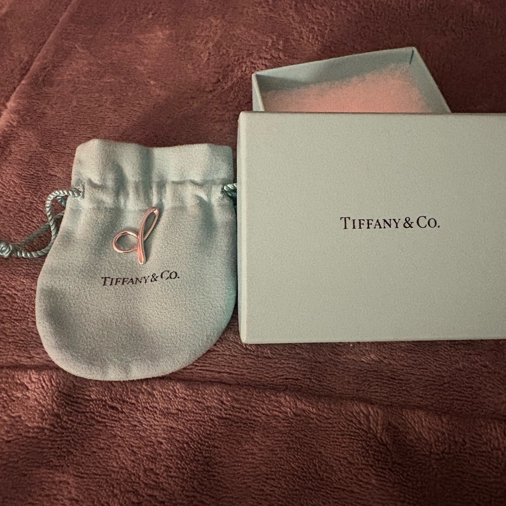 Tiffany & Co. Letter “d” pendant